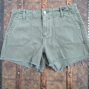 Paige Cargo Jean Shorts